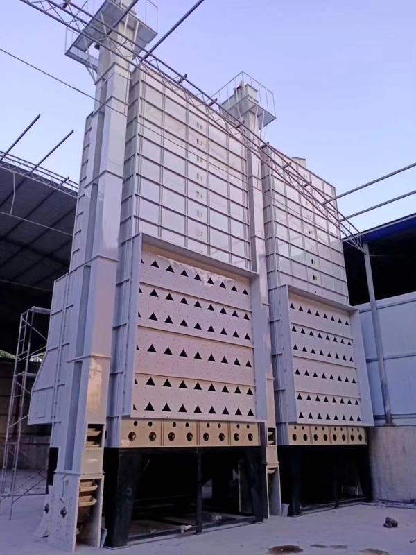 70 toneladas por lote Secador de fluxo misto Baixa taxa de trituração, sem auger Secagem rápida para milho