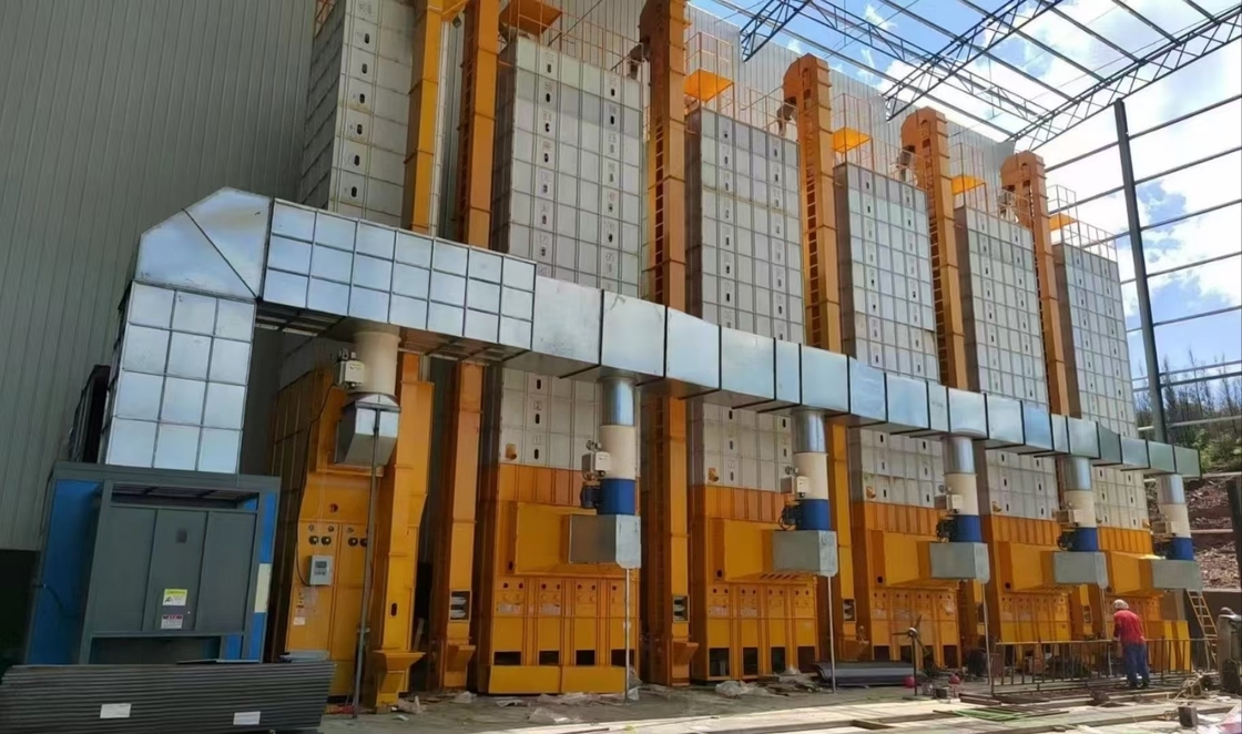 Máquina de secagem de grãos de 170 toneladas por lote com 2 milhões de calorias por hora Forno de biomassa