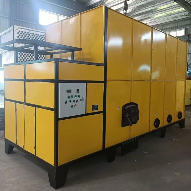 1Forno de pellets de biomassa com controlo automático de temperatura e alimentação automática.