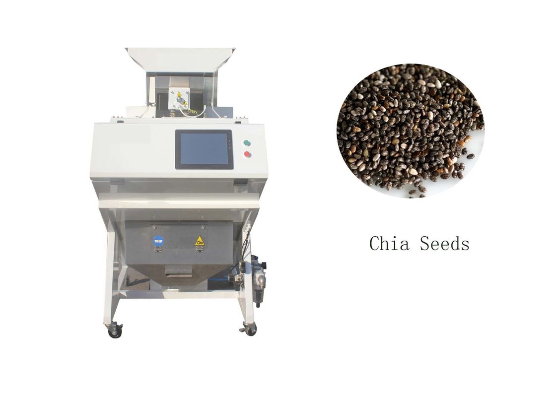Máquina de 1 toneladas do classificador da cor da grão de /Hour/algum classificador da cor do tipo para Chia Seeds