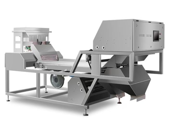 Nozes 1-3 toneladas por hora Máquina de triagem de cores localizada Usada para nozes, amêndoas.