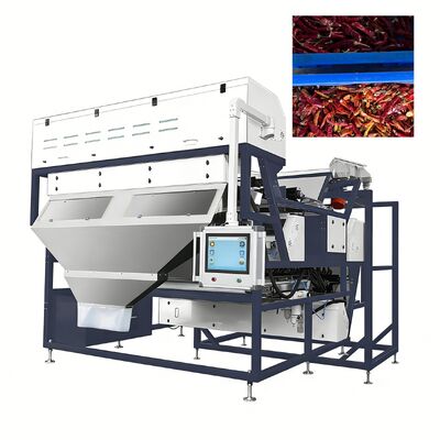 Ai Deep Learning Chili Track-Type Color Sorter, Máquina Automática de Limpeza de Chilli.