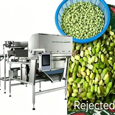 Classificadora de Edamame Congelado Tipo Correia - Baixa Quebra, Alta Precisão, Autoaprendizagem.