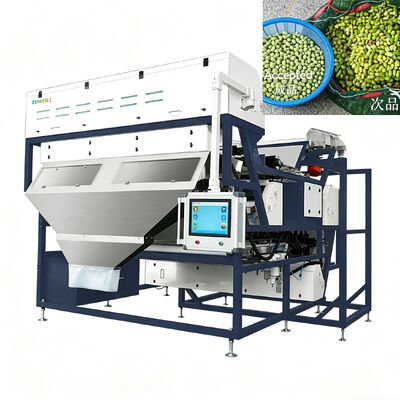 Cinturão Tipo Color Sortador- Máquina de Seleção Multifuncional para Edamame congelado, Nozes, Grãos.