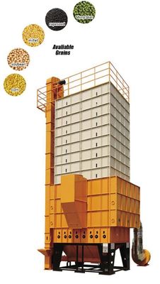 Secador do fluxo de 35 Ton Per Batch Corn Mixed com o queimador diesel eficiente