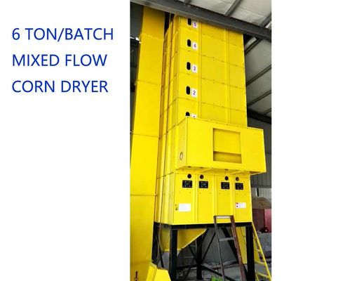 Tipo secador pequeno de 6 Ton Per Batch Mixed Flow do milho
