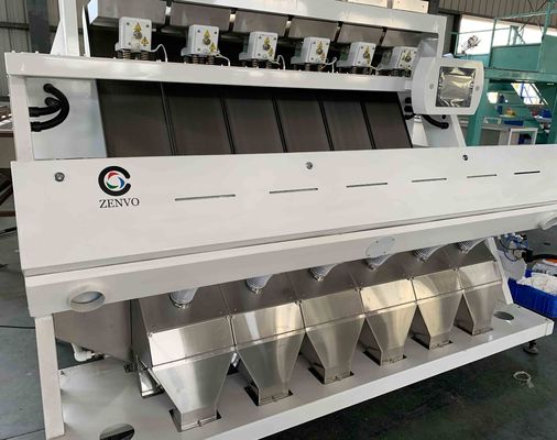 Máquina do classificador da cor do CCD das rampas do sensor 6 de TOSHIBA para amendoins