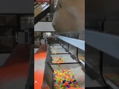 Sortador de cores tipo correia para flocos e grânulos de plástico