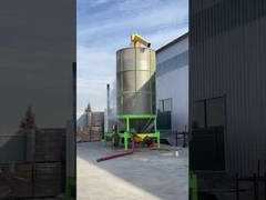 Secador de milho móvel de 12 toneladas eficiente e rápido.